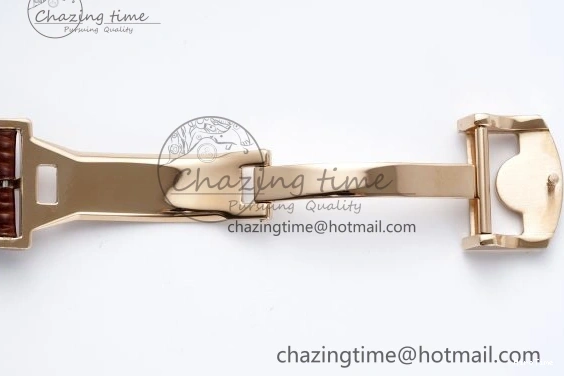 MIROTIME 0420 WellDesigned Portugieser Perpetual Calendar RG 5033 APSF 1:1 Best Edition White Dial on Brown Leather Strap A52610 Clone 7042